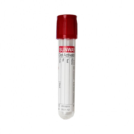 Laboratory SUNWAY Serum Tube with Gel Autodoc